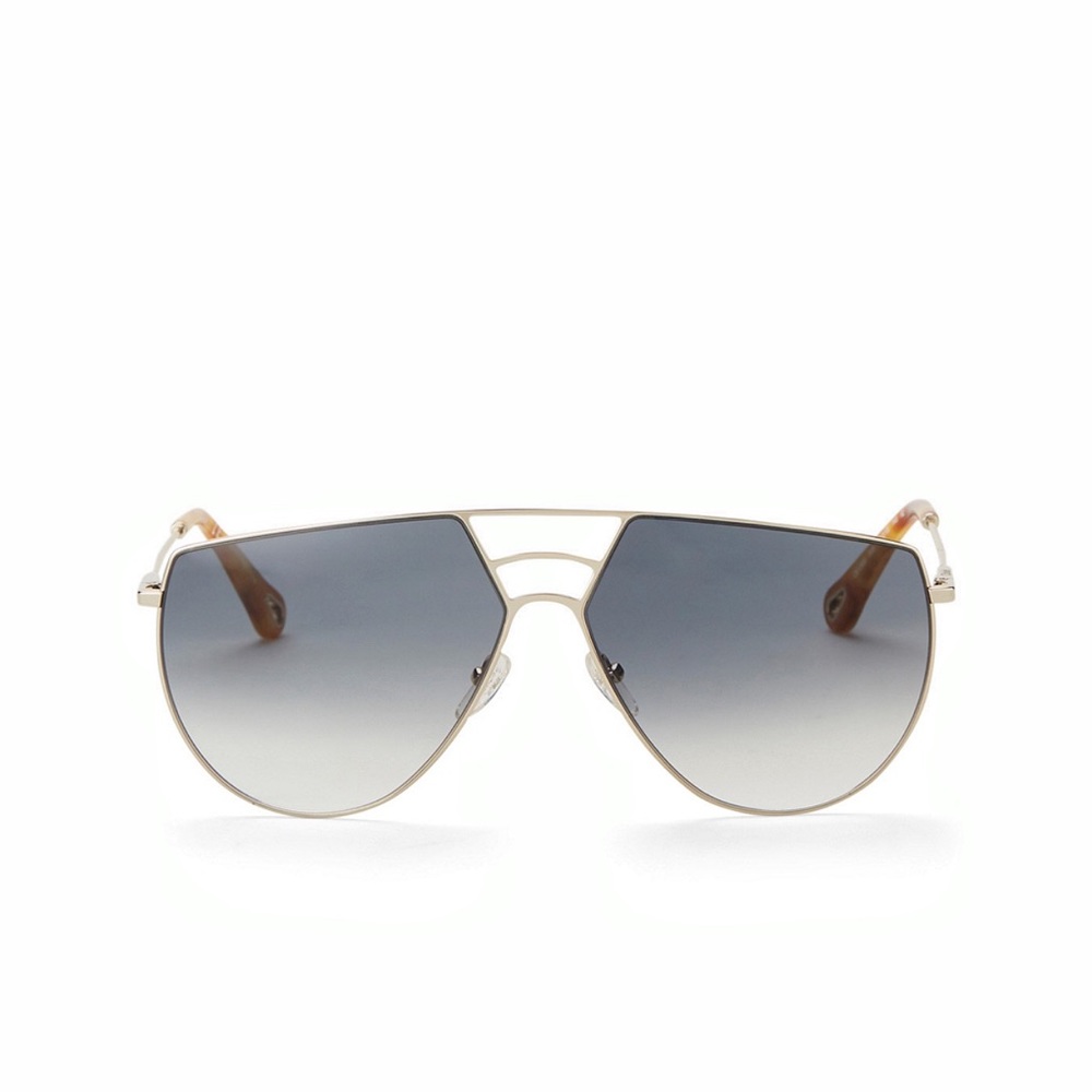 Chloé Ricky Triple Bridge Aviator Sunglasses